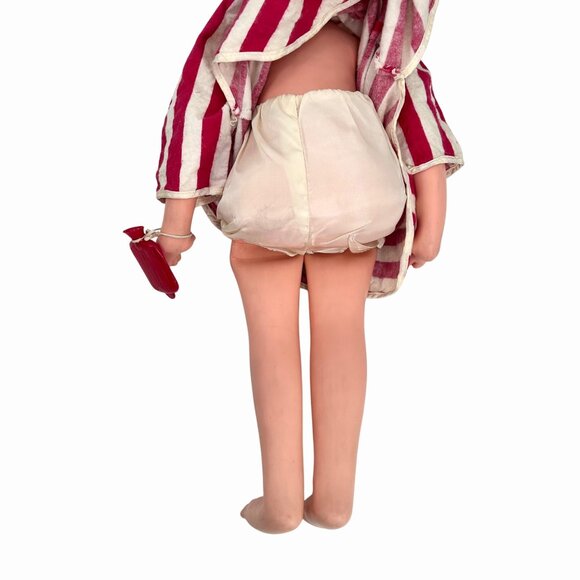 VINTAGE ZACK THE SACK WHIMSIE 1960 AMER DOLL W/ PJ'S CAP & HOT WATER BOTTLE! COL - Picture 6 of 9